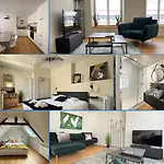 Bajocasse Duplex Spacieux 3 Ch 2 Sdb Cosy Decoration Elegante Plein Centre Parking Public Gratuit Proche Plages Du Debarquement 아파트