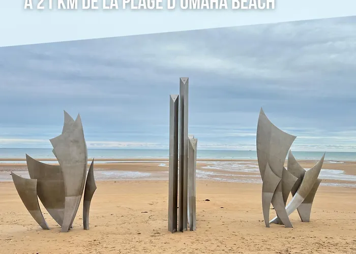 Bajocasse Duplex Spacieux 3 Ch 2 Sdb Cosy Plein Centre Décoration élégante Proche Plages Du Débarquement *